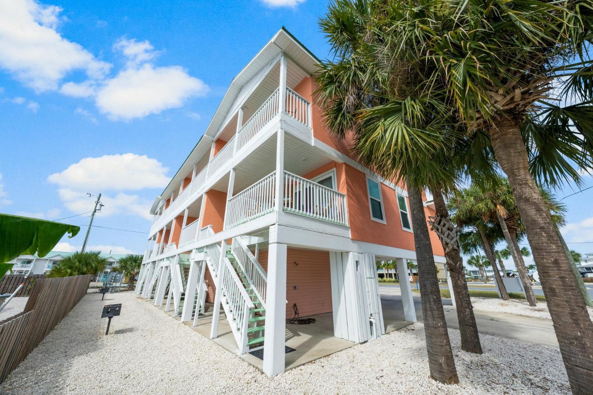 Sand Buckets Unit C, Ocean View Beach Townhouse Mexico Beach Extérieur photo
