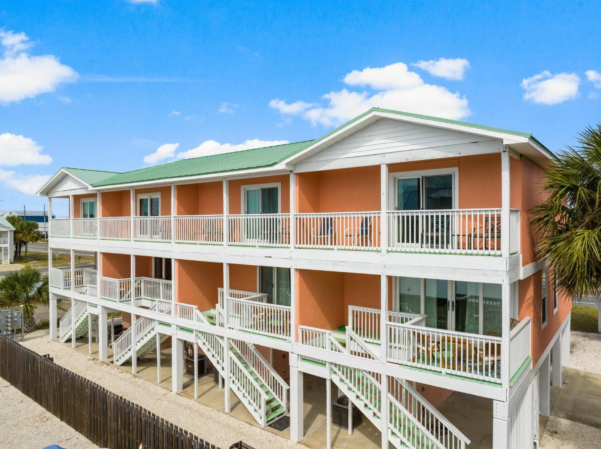 Sand Buckets Unit C, Ocean View Beach Townhouse Mexico Beach Extérieur photo