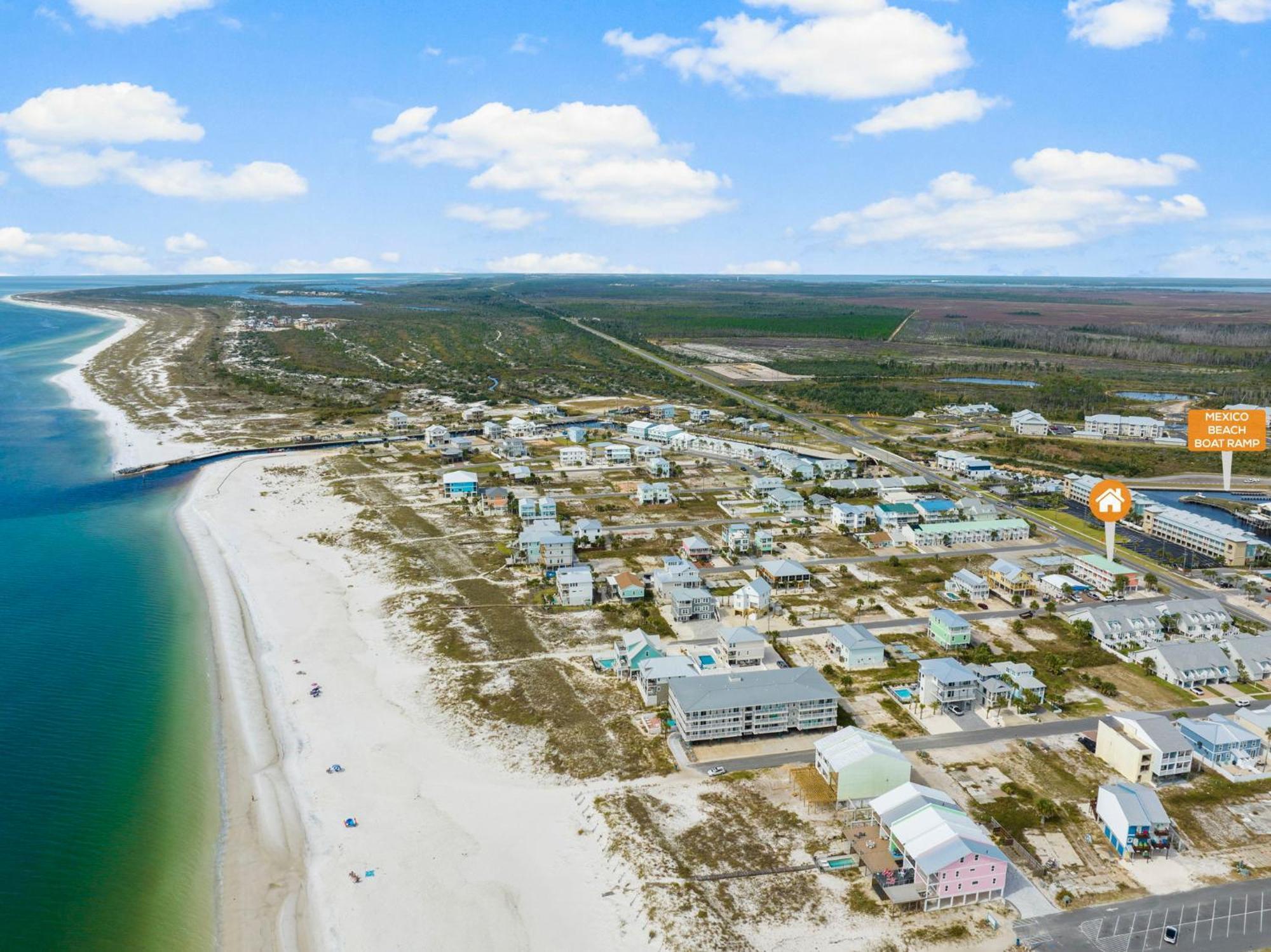 Sand Buckets Unit C, Ocean View Beach Townhouse Mexico Beach Extérieur photo