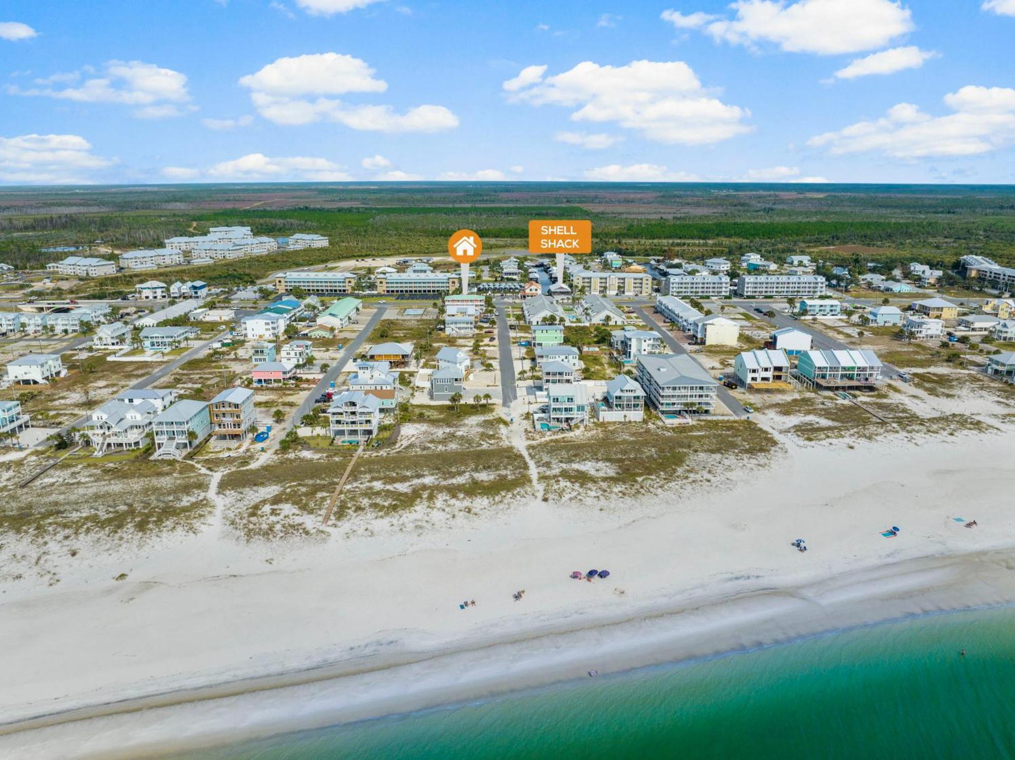 Sand Buckets Unit C, Ocean View Beach Townhouse Mexico Beach Extérieur photo