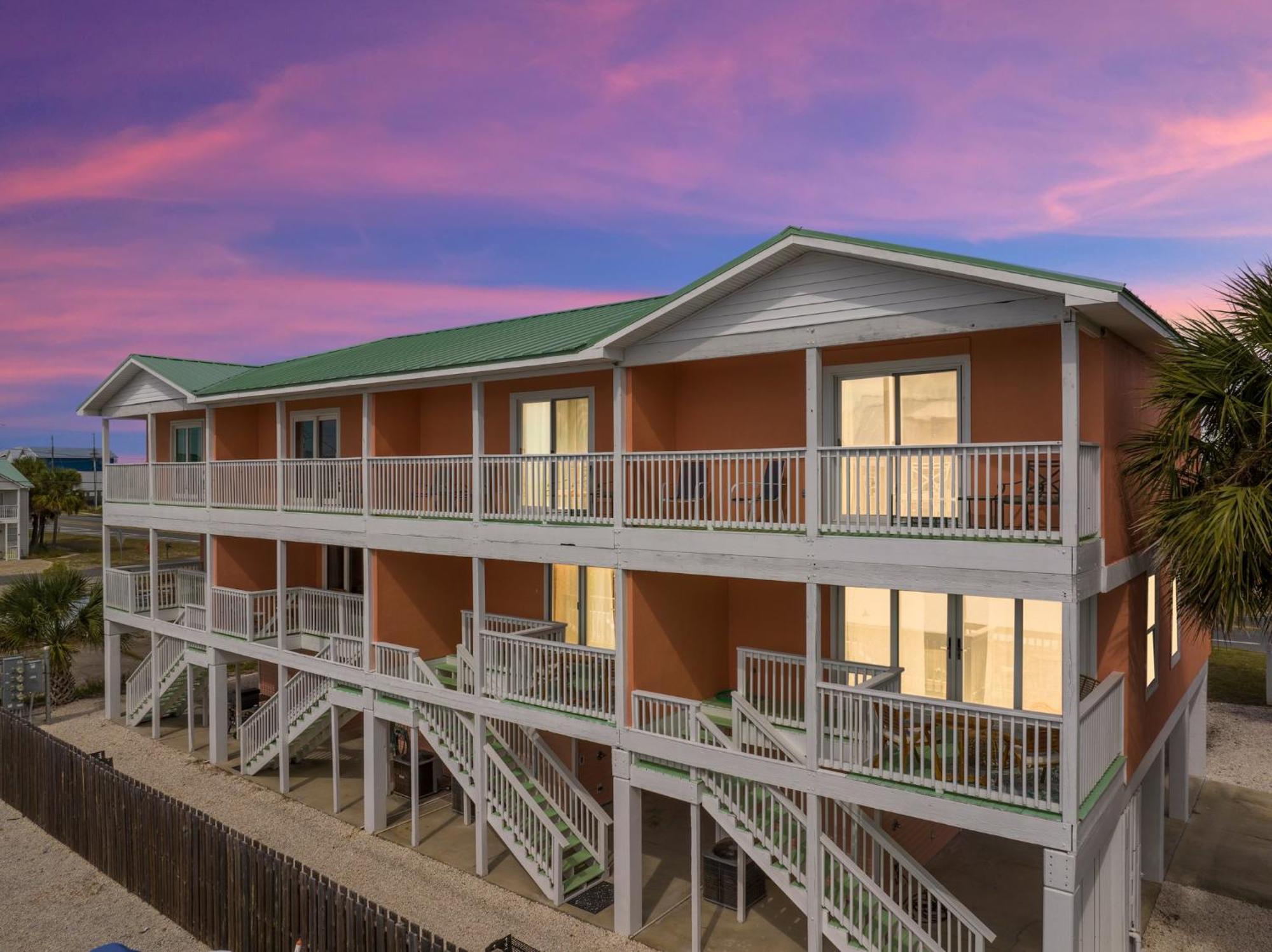 Sand Buckets Unit C, Ocean View Beach Townhouse Mexico Beach Extérieur photo